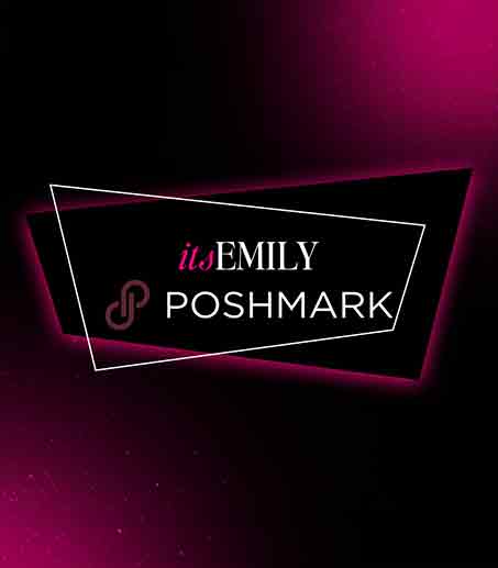 Picture of Emily wearing black shirt with hand on elbow